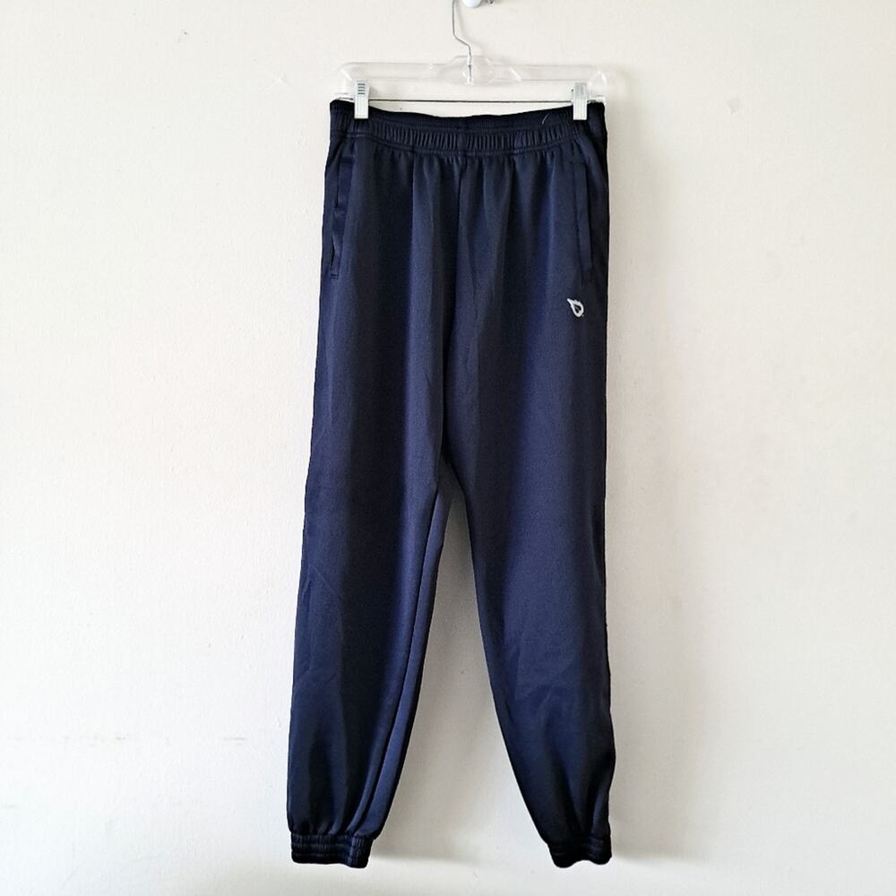 BaLeaf Navy w/ Black Stripe Snap Button Down Men's Joggers - Size L